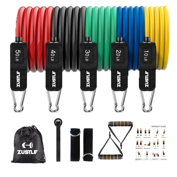 Zustle Resistance Bands (Set of 12) Products Lot