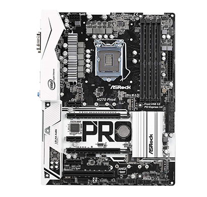 asrock h270 pro4 (lga1151) 6th and 7th generation motherboard