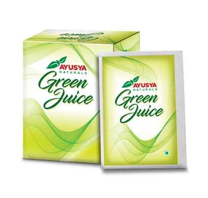 ayusya naturals green juice (7 sachets)