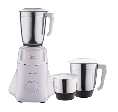 bajaj easy 500-watt mixer grinder ( white)