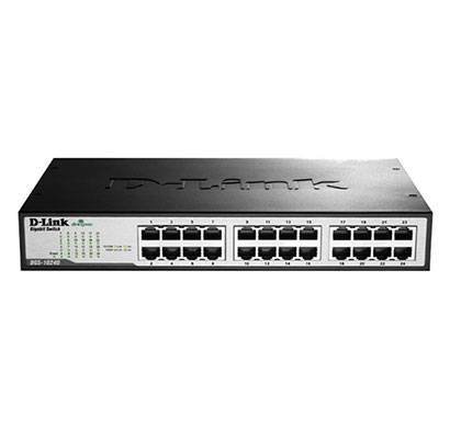d-link dgs-1024d 24 port 10/100/1000 gigabit copper desktop switch
