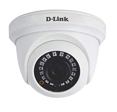 d-link (dcs-f1611) 1mp hd day & night fixed dome camera with 20m of ir range (white)