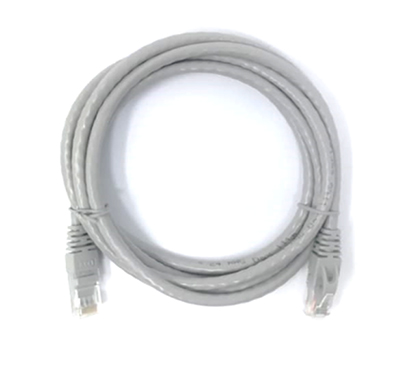 dax (dx-dl-cc6002 - grey) cat 5e cca 2 meter dark grey patchcord with clip lock