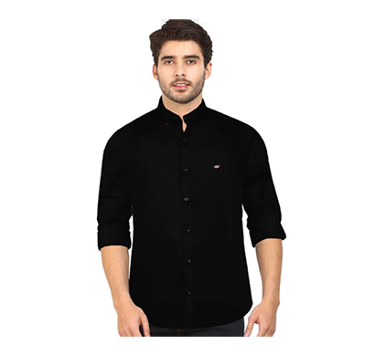 duff (1671) men 100% cotton casual shirt solid (multicolor)