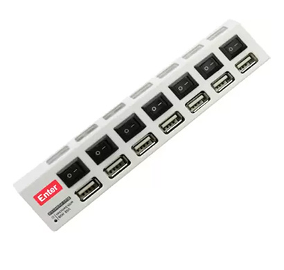 enter e-hp70 7 port usb hub with power