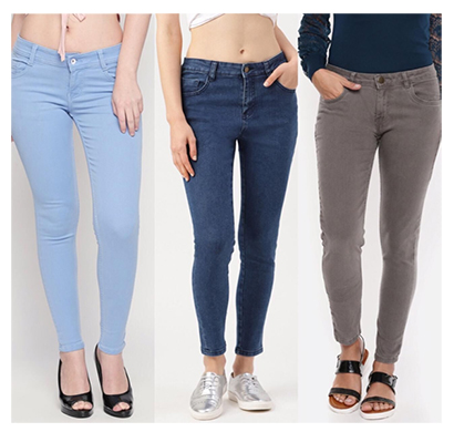 for you for me (maa-silky ibbasgr) women western wear - western bottomwear - jeans -regular (ice , basic and grey)