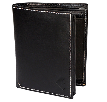 fustaan men genuine nappa leather men wallet (black)