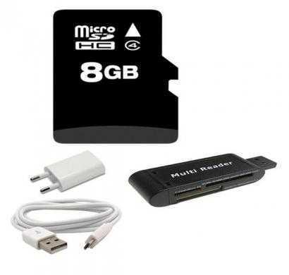 gouri 8 gb class 4 memory card (combo pack)