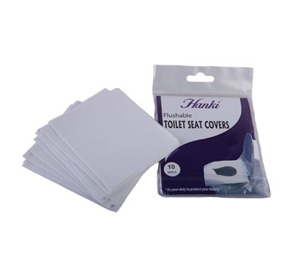 hanki flushable paper toilet seat covers