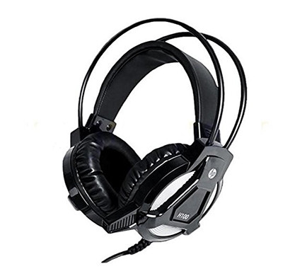 hp h100 (3dr59a) gaming headset with mic (black)
