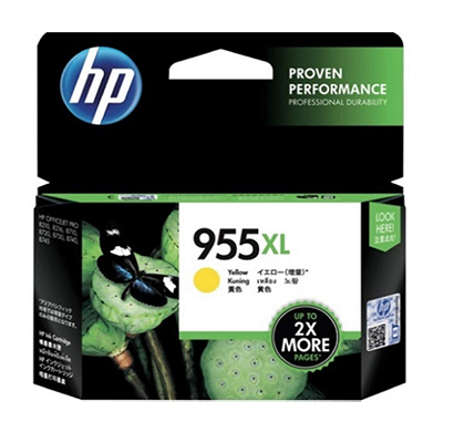 hp 955xl yellow original ink cartridge-(l0s69aa)