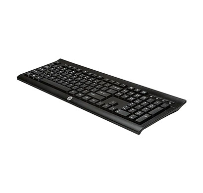 hp k2500 wireless keyboard (e5e77aa) black