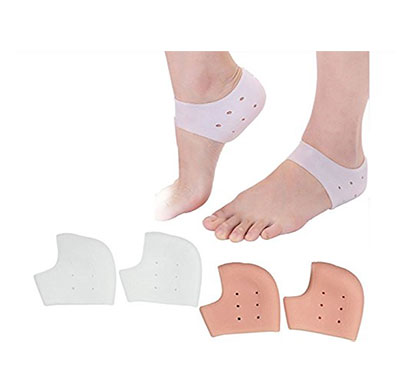 importikaah silicone gel heel socks (pair)