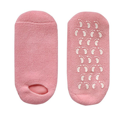 importikaah moisturize skin repair cracked moisturizing treatment gel spa socks (pair)