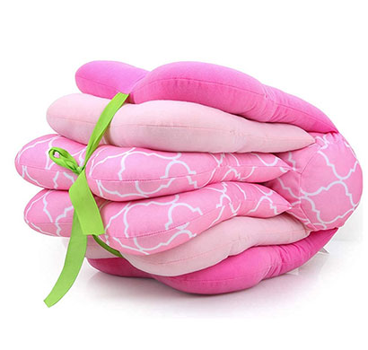 importikaah baby breastfeeding pillow maternity nursing adjustable height soft for 0-12 months newborn infant toddler
