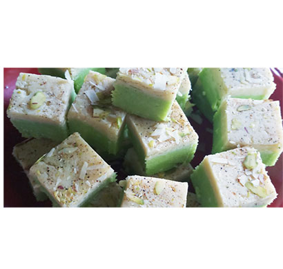 joy pista milk burfi (pistaburfi_5) green and white