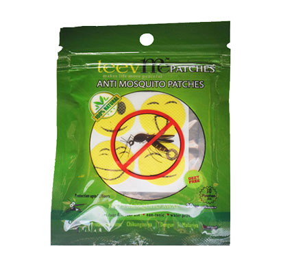 leevme anti mosquito patches 100% natural for 12 hrs protection ( multicolor )