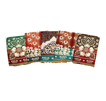 mandhania (pcs01) pooja solapur chaddar 100% cotton dailyuse single bed blanket (assorted design and color)