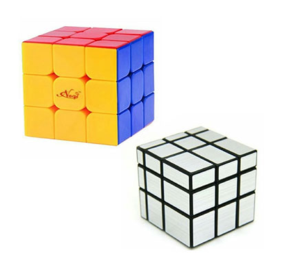 negi cube combo pack 1 (negi speed cube + mirror cube)