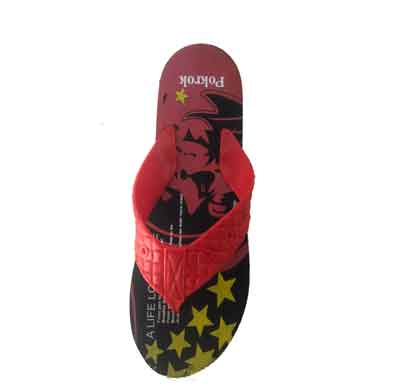 pokrok men's flip flops slippers winner 1 red (6403)