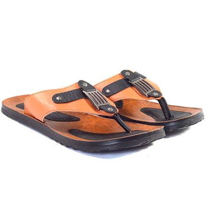 pokrok men pu casual slipper (sparkle-1) blue, tan