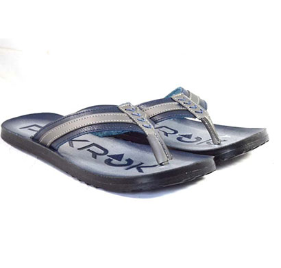 pokrok men pu casual slipper (sparkle-3) blue, tan, brown, black