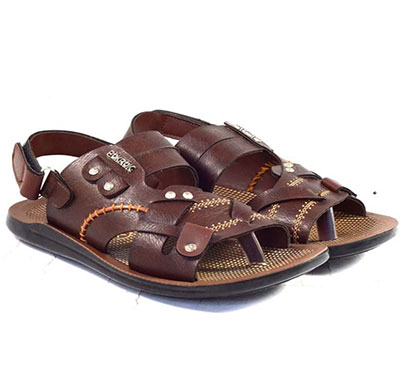 pokrok men pu casual sandals (groomy2) tan, brown, black