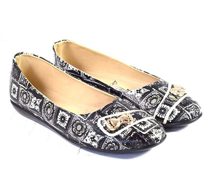pokrok women pu stylish belly shoes (number3) black