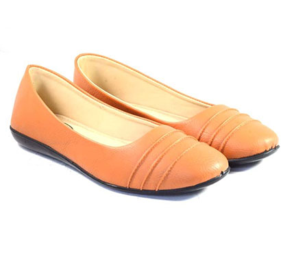 pokrok women pu stylish belly shoes (number5) blue, tan
