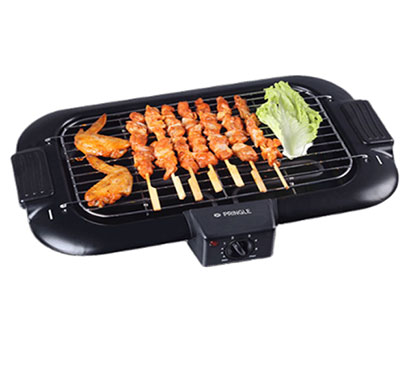 pringle steel barbeque grill oven smoke free 2000 watt black