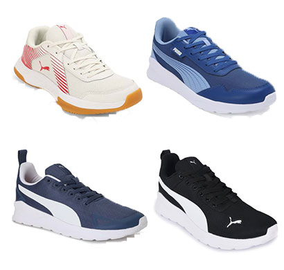 puma men footwear lot
