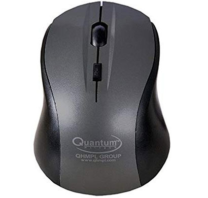 quantum qhm262w optical wireless mouse (grey)