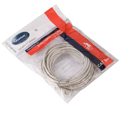 quantum 1.8 m qhmpl patch cable (white)