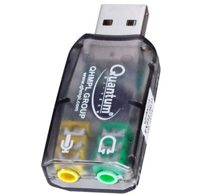 quantum qhm-623 usb sound card (black)