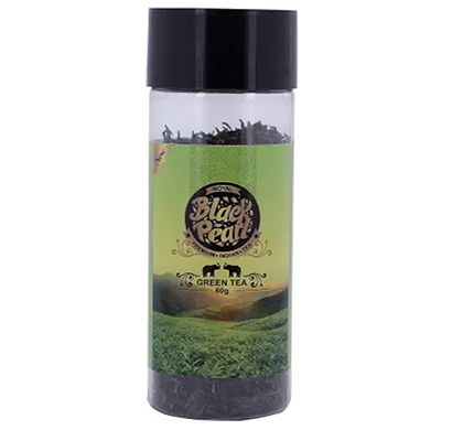 royal black pearl (heritage blend) assam exotic ranipukhuri full leaf green tea 60 gm