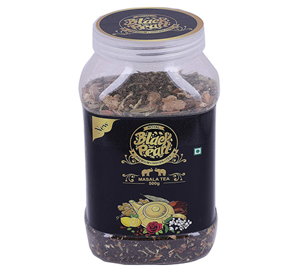 royal black pearl assam masala chai spices herbes - 500 gm