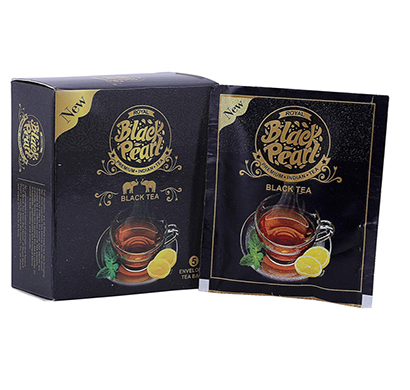 royal black pearl (heritage blend) assam green 25 gm tea bags 5 tea bags