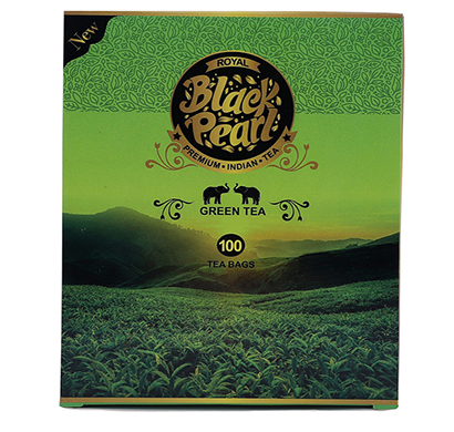 royal black pearl (heritage blend) assam 250 gm green tea bags 100 tea bags