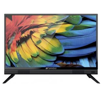sansui (jsk32lshd) (32 inch) hd led smart bazzel free tv netflix 5.19 (black)