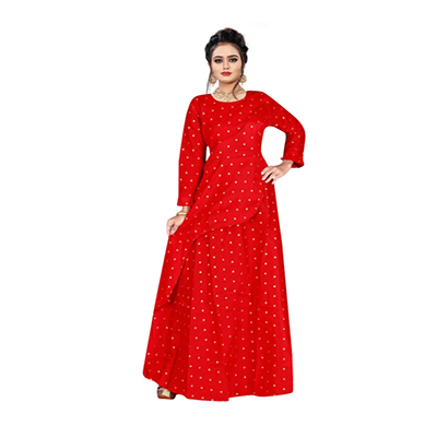 say1international snjc ladies tapeta silk gown (multicolor)