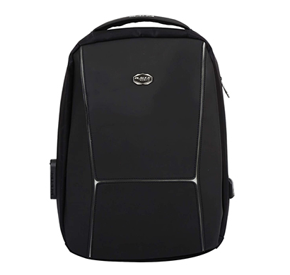 shopizone anti-theft business backpack 15.6 inch laptop backpack for men with usb charging port (black)