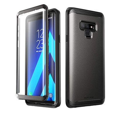 supcase (b07g9tgnwk) (ub neo series) full-body protective dual layer armor cover case with built-in screen protector for samsung galaxy note 9 (black)