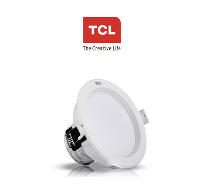 tcl led deep mini down light 3w 6000k (cool white) recessed white heat resistant aluminium