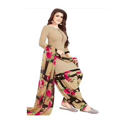tendisha (2777) synthetic printed unstitched dress material (multi)