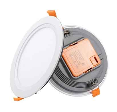 tubon lumino led panel light 6 watts aluminium round shape (white)
