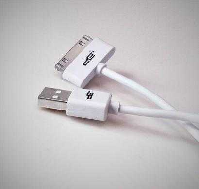 usb round cable white - 30 pin deca-1002r(wht30p)