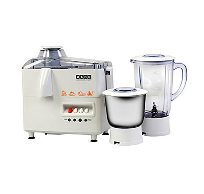 usha 3345 (450 w) juicer mixer grinder with 2 jars