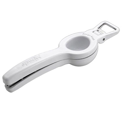 vaibhavi plastic lemon squeezer with s.s. opener silver