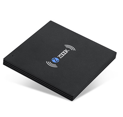 zoook airpower wireless charger optimized for iphone, compatible with any qi-enabled device (zk-airpower-b)