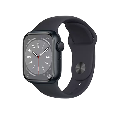 apple watch (mnhv3hn/a) series 8 gps+cellular 41mm al midnight sport band